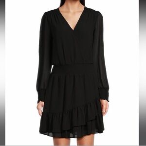 Michael Kors Black Drop Waist Dress